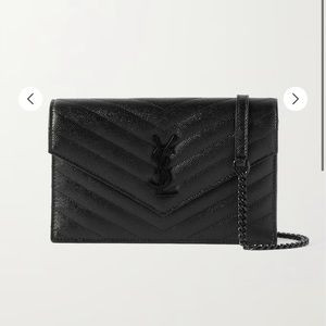 Saint Laurent monnograme quilt purse